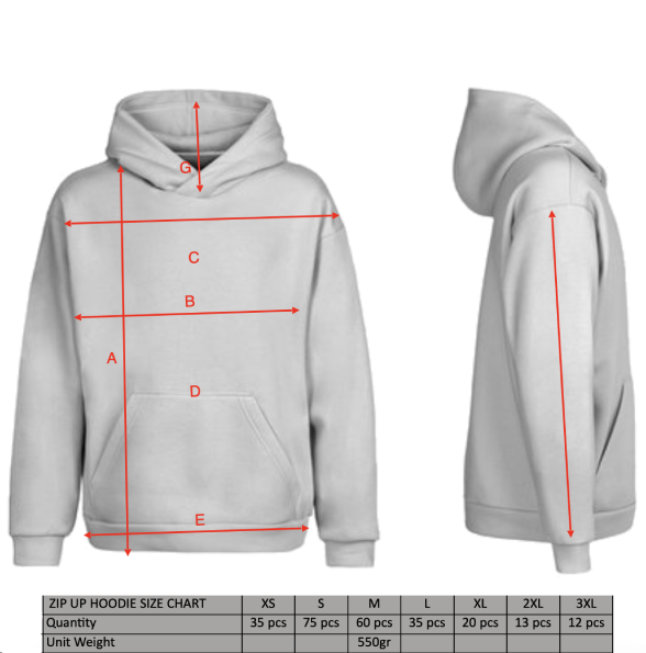 Tech Pack example of a hoddie.